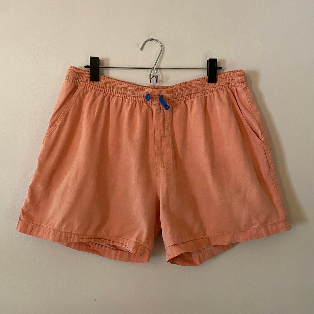 Chubbies Pink Cotton Shorts Elastic Waistband Pockets Casual Minimalist size XXL